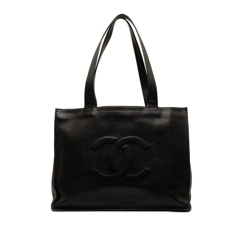 Chanel Luxury Handbag for High - End EventsChanel Coco Handbag Tote Bag Unclear Black Leather  CHANEL