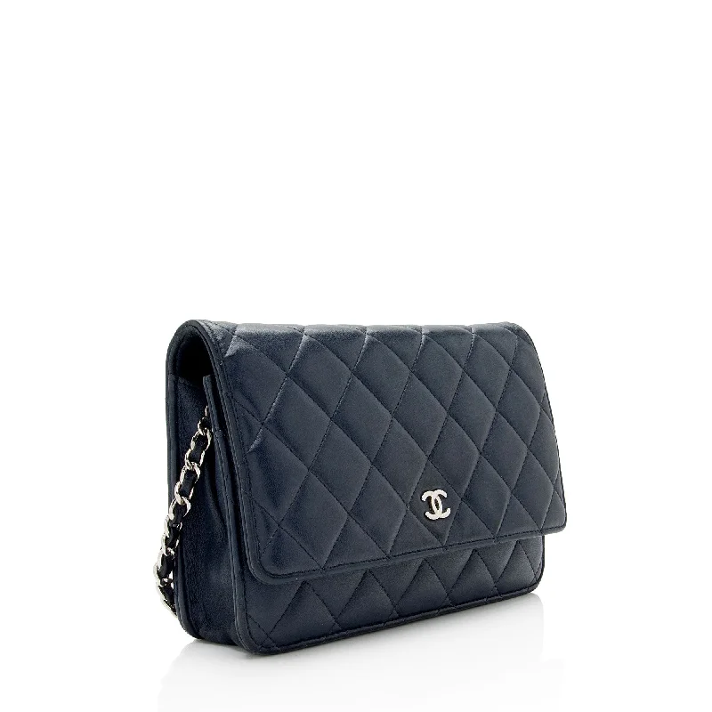 Chanel bags with adjustable chain strapsChanel Lambskin Classic Wallet on Chain Bag (ySo6DD)