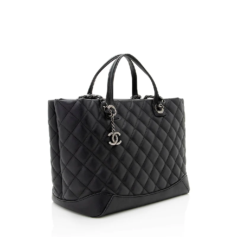 Chanel classicChanel Lambskin Easy Small Shopping Tote (21284)