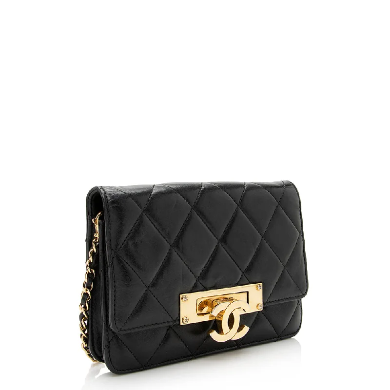 Chanel bags perfect for everyday elegChanel Lambskin Golden Class Wallet on Chain Bag - FINAL SALE (21986)