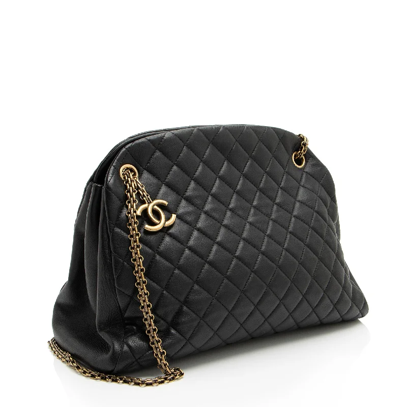 Chanel New Arrival Handbag with Gold HardwareChanel Lambskin Just Mademoiselle Large Bowler Bag (xiVMoz)