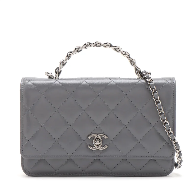 Chanel bags available in bold colors and patternsChanel Matrasse  2WAY Shoulder Bag Gr Silver G