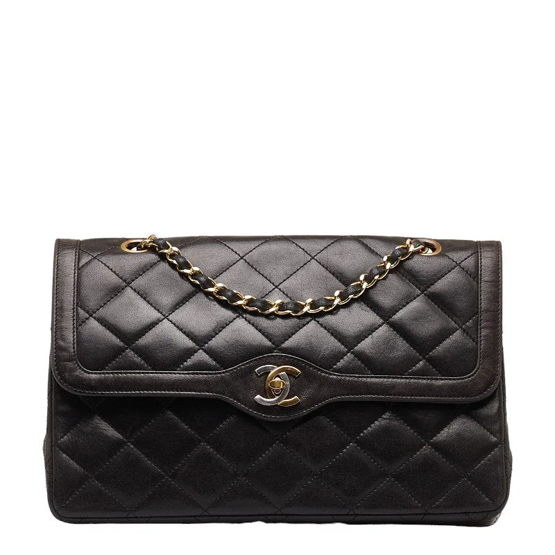 Chanel bags with exclusive seasonal releasesChanel Matrasse Double Flap  Limited Handbag Chain Shoulder Bags Black  S  CHANEL