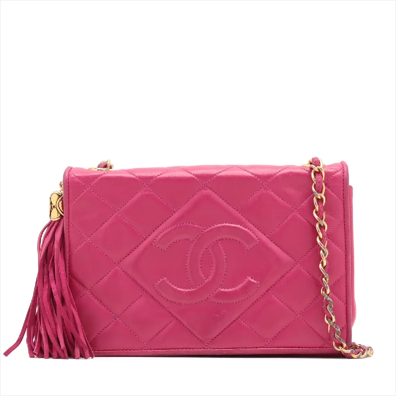 Chanel bags for women with a taste for high fashionChanel Matrasse in Chain Shoulder Bag Pink G  1st