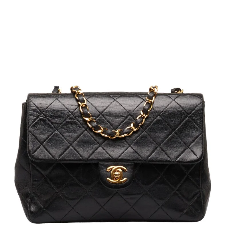 Chanel bags with adjustable chain strapsChanel Matrasse Coco  Chain Shoulder Bag Black  S  Chanel