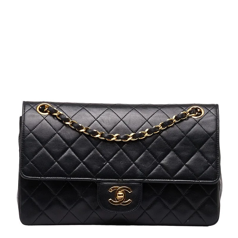 Chanel bags for a polished and professional appearanceCHANEL MATRASSES 25 COCOMARK CHAIN SHOLDER BAG BLACK Lambskinkin LADY CHANEL