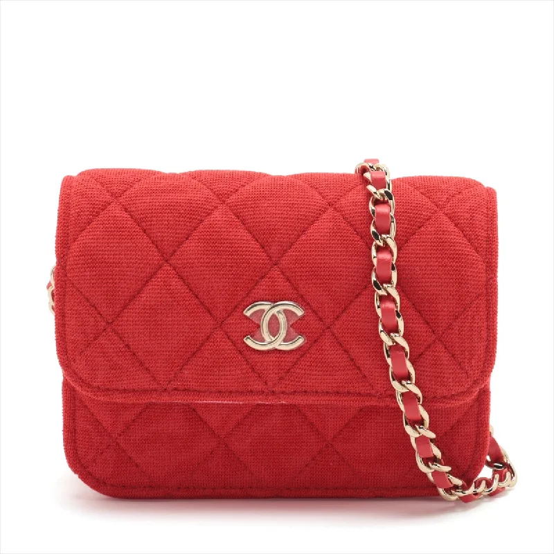 Chanel Medium Tote Bag for Office LadiesChanel Mini Matrasse Cotton Chain Shoulder Bag Red G  Nonevelty