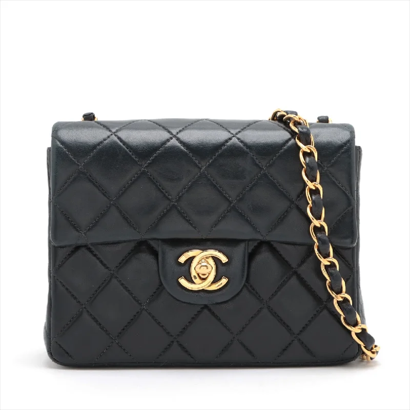 Chanel New Arrival Handbag with Gold HardwareChanel Mini Matrasse  Single Flap Single Chain Bag Navy G  6th