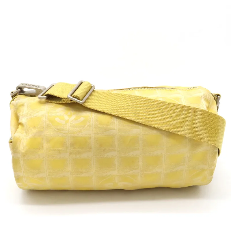 Chanel Limited Edition Handbag for CollectorsChanel New Loveel Line Mini Roller Bag Body Bag Nylon  Leather Yellow A17669