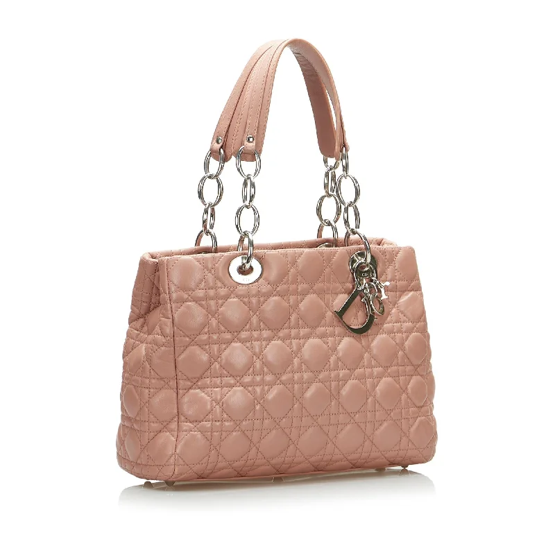 Christian Dior Saddle bags with a studded trim for a bold lookDior Cannage Soft Shopper (dRGtgY)