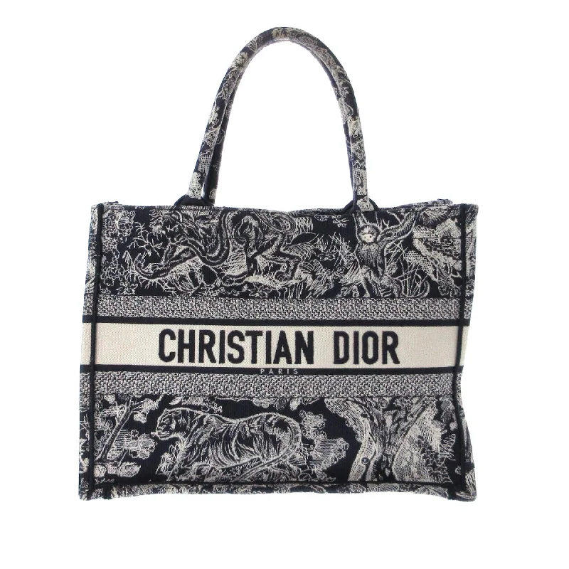 Christian Dior Saddle bags with a patent leather finish for a shiny lookDior Medium Dioriviera Toile De Jouy Book Tote (dnyWJw)