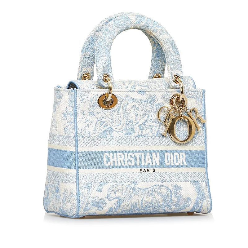 Trendsetting Christian Dior crossbody bags with a colorful strapDior Medium Toile de Jouy Lady D-Lite (P6Ypq6)