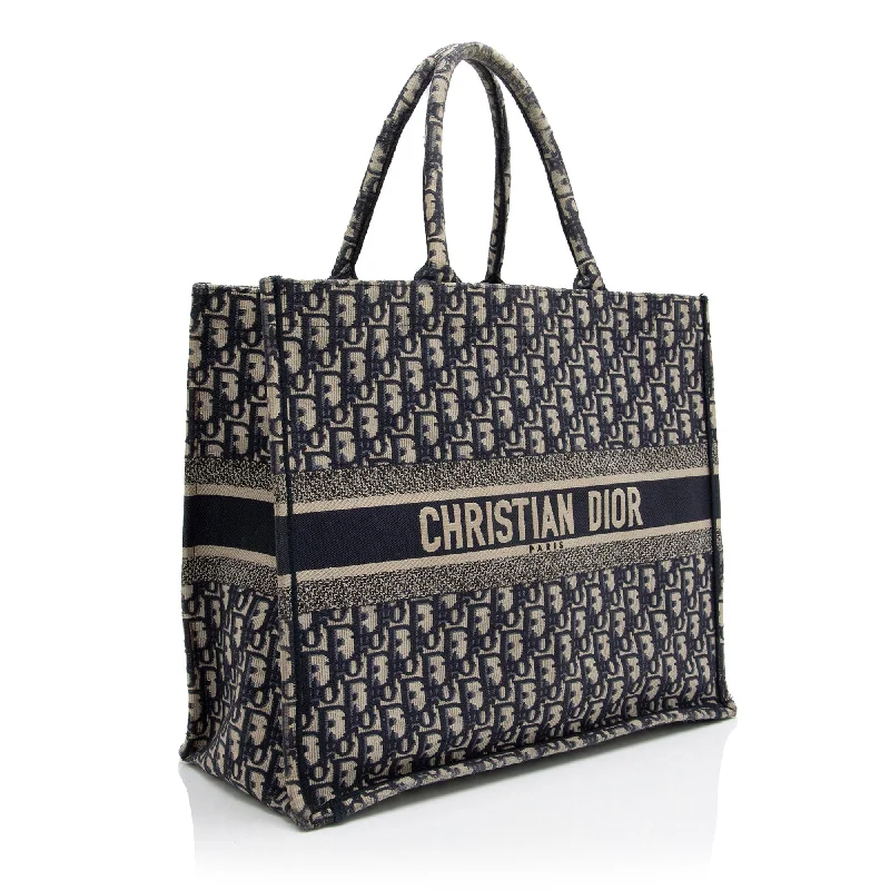 Contemporary Christian Dior handbags with a unique shapeChristian Dior Oblique Book Tote