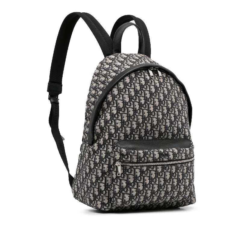 High - fashion Christian Dior bags with a geometric patternDior Oblique Rider Backpack (s0O8AO)