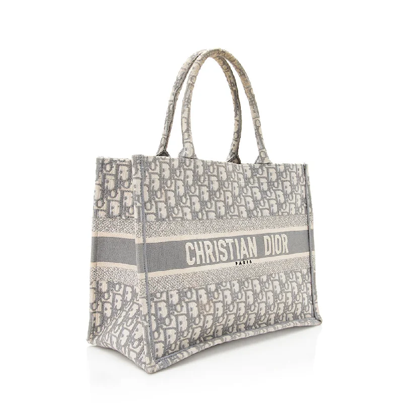 Christian Dior bags with a zip - top closure and multiple compartmentsChristian Dior Oblique Small Book Tote