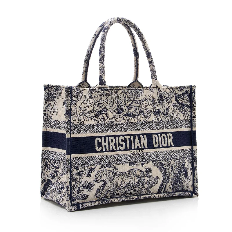 Stylish Christian Dior shoulder bags with a tassel - adorned zipperDior Toile De Jouy Small Book Tote (5hT08Q)