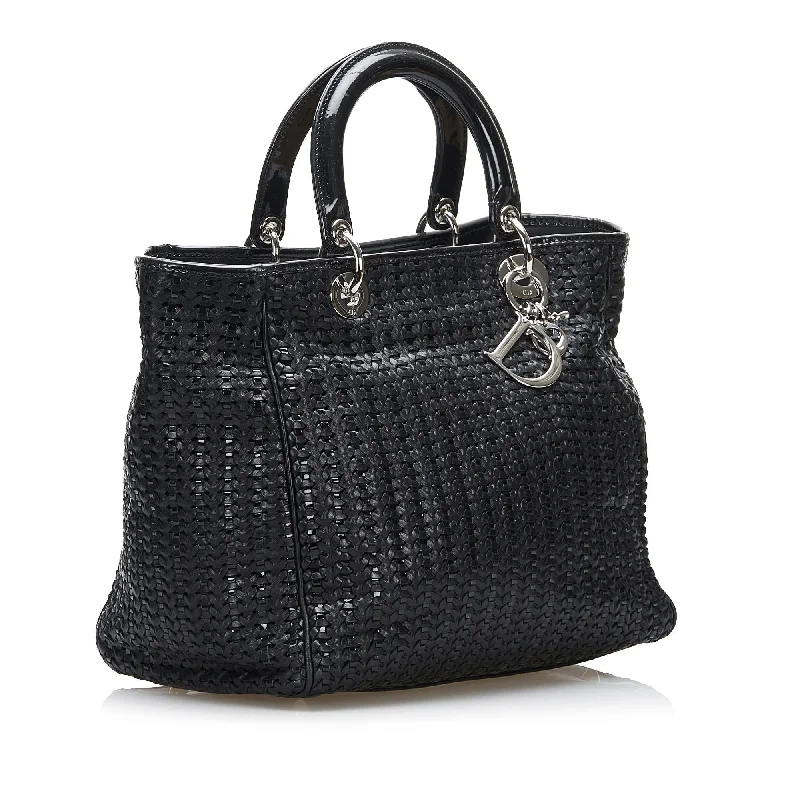 Christian Dior crossbody bags with a front - flap pocket for easy accessChristian Dior Woven Soft Lady Dior