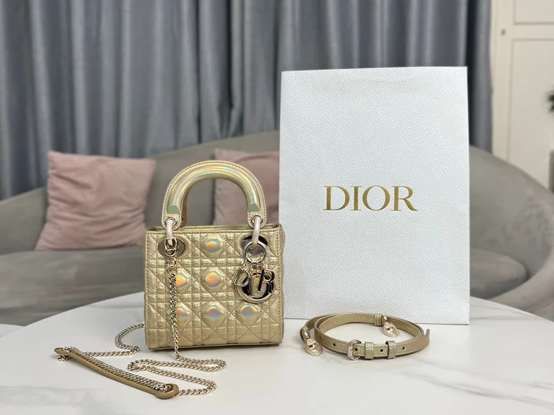 Christian Dior bags with a quilted pattern and gold - toned hardwareWF - Dior Bags - 302